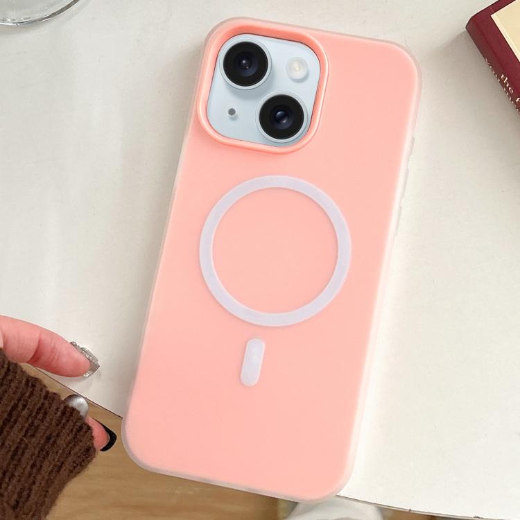 For iPhone 15 Plus Skin Feel MagSafe Magnetic PC Hybrid TPU Phone Case