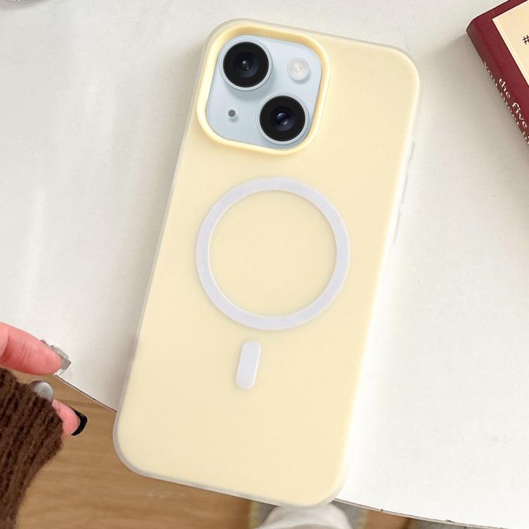 For iPhone 15 Plus Skin Feel MagSafe Magnetic PC Hybrid TPU Phone Case