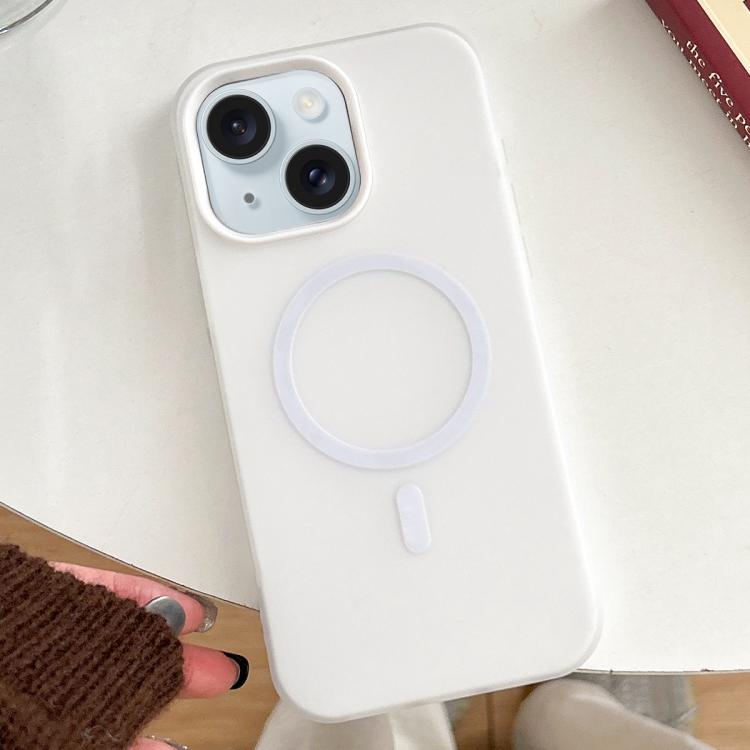 For iPhone 15 Plus Skin Feel MagSafe Magnetic PC Hybrid TPU Phone Case