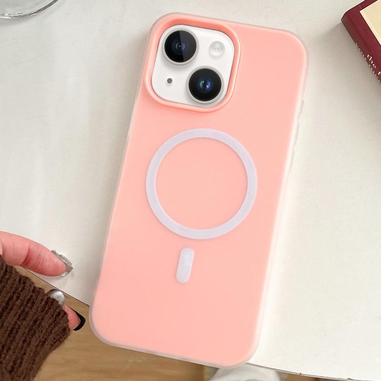 For iPhone 14 Skin Feel MagSafe Magnetic PC Hybrid TPU Phone Case
