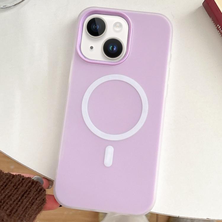 For iPhone 14 Skin Feel MagSafe Magnetic PC Hybrid TPU Phone Case