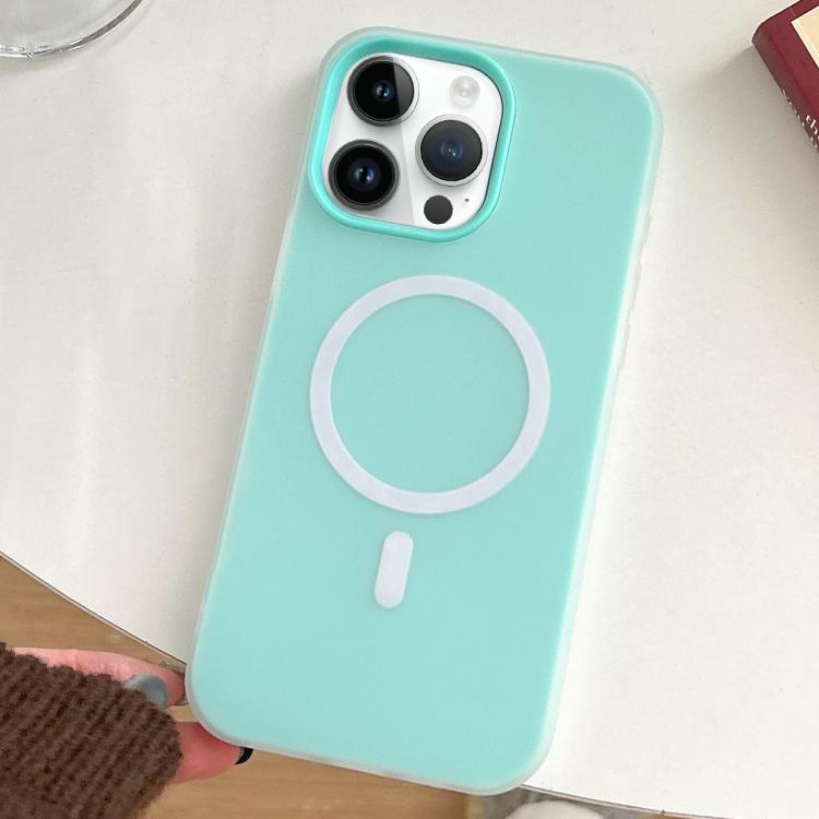 For iPhone 14 Pro Skin Feel MagSafe Magnetic PC Hybrid TPU Phone Case