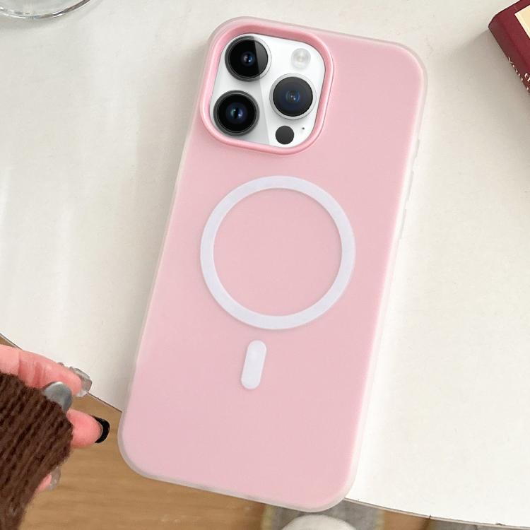 For iPhone 14 Pro Max Skin Feel MagSafe Magnetic PC Hybrid TPU Phone Case