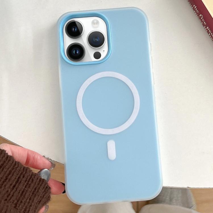 For iPhone 14 Pro Max Skin Feel MagSafe Magnetic PC Hybrid TPU Phone Case
