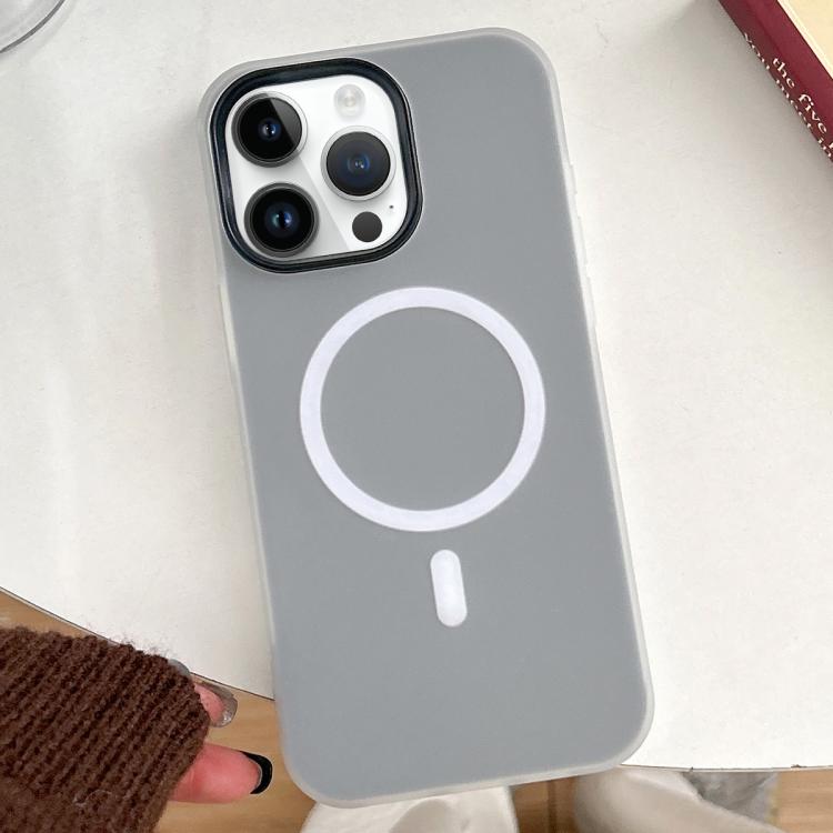 For iPhone 14 Pro Max Skin Feel MagSafe Magnetic PC Hybrid TPU Phone Case
