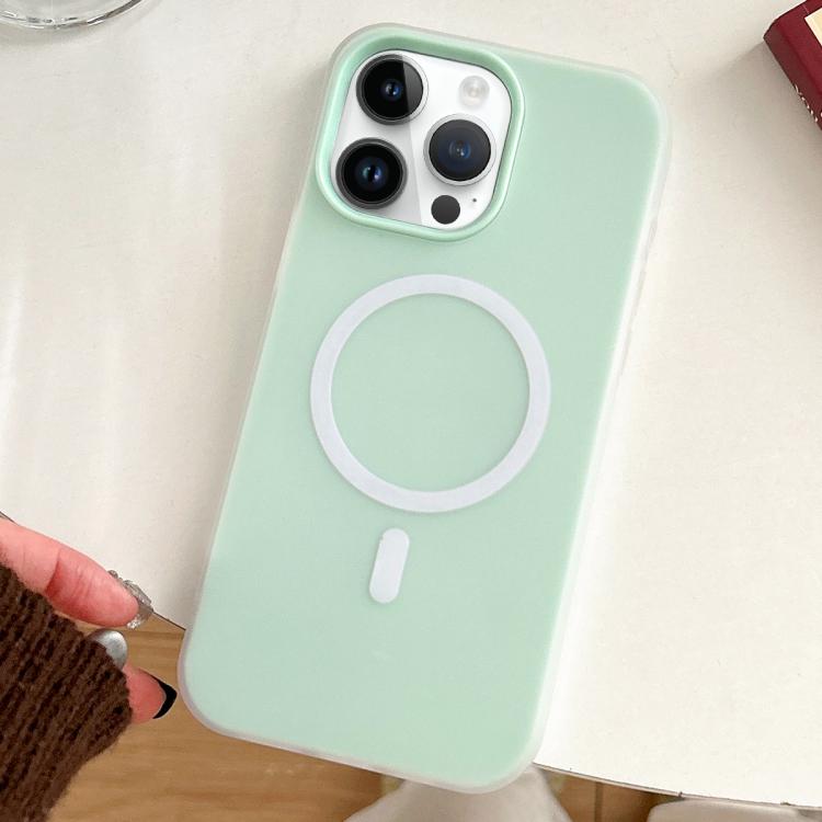 For iPhone 13 Pro Skin Feel MagSafe Magnetic PC Hybrid TPU Phone Case