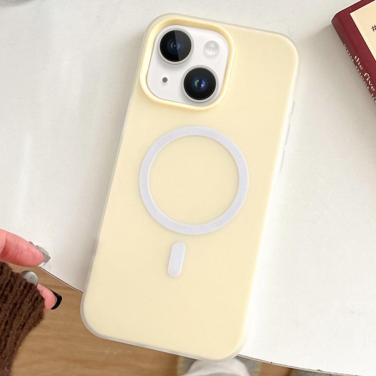 For iPhone 13 Skin Feel MagSafe Magnetic PC Hybrid TPU Phone Case