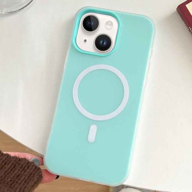 For iPhone 13 Skin Feel MagSafe Magnetic PC Hybrid TPU Phone Case