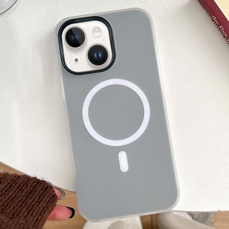For iPhone 13 Skin Feel MagSafe Magnetic PC Hybrid TPU Phone Case