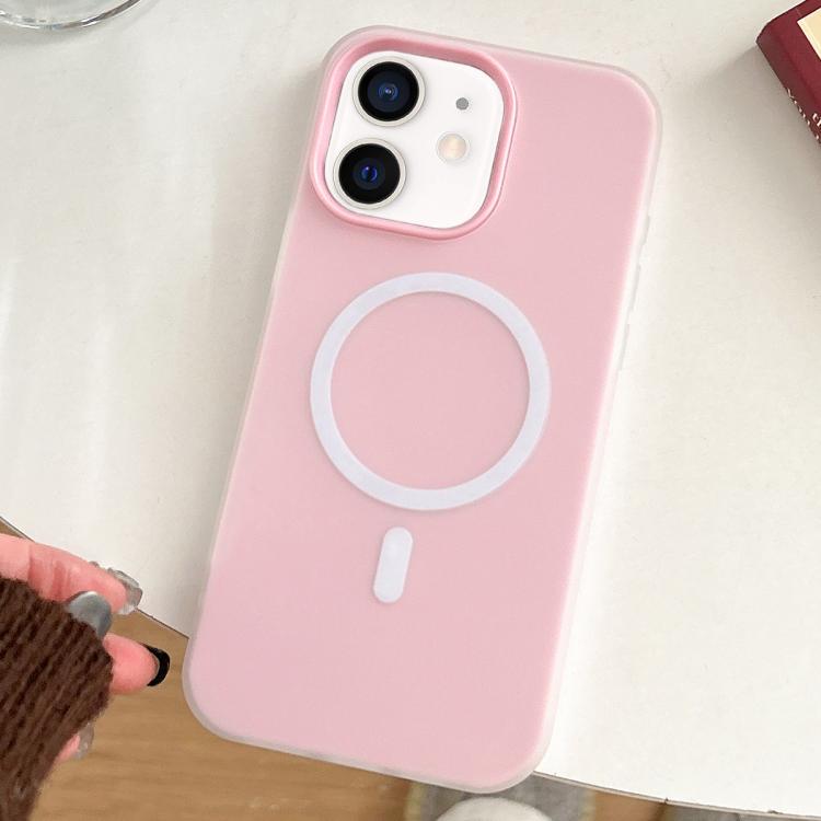 For iPhone 12 Skin Feel MagSafe Magnetic PC Hybrid TPU Phone Case