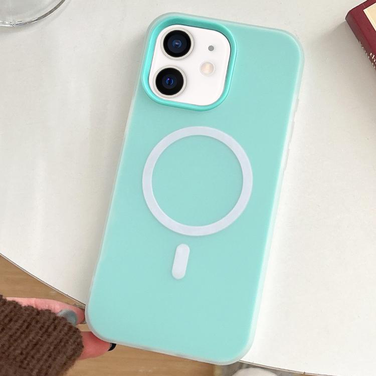 For iPhone 12 Skin Feel MagSafe Magnetic PC Hybrid TPU Phone Case