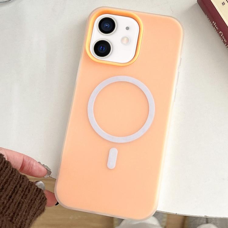 For iPhone 12 Skin Feel MagSafe Magnetic PC Hybrid TPU Phone Case