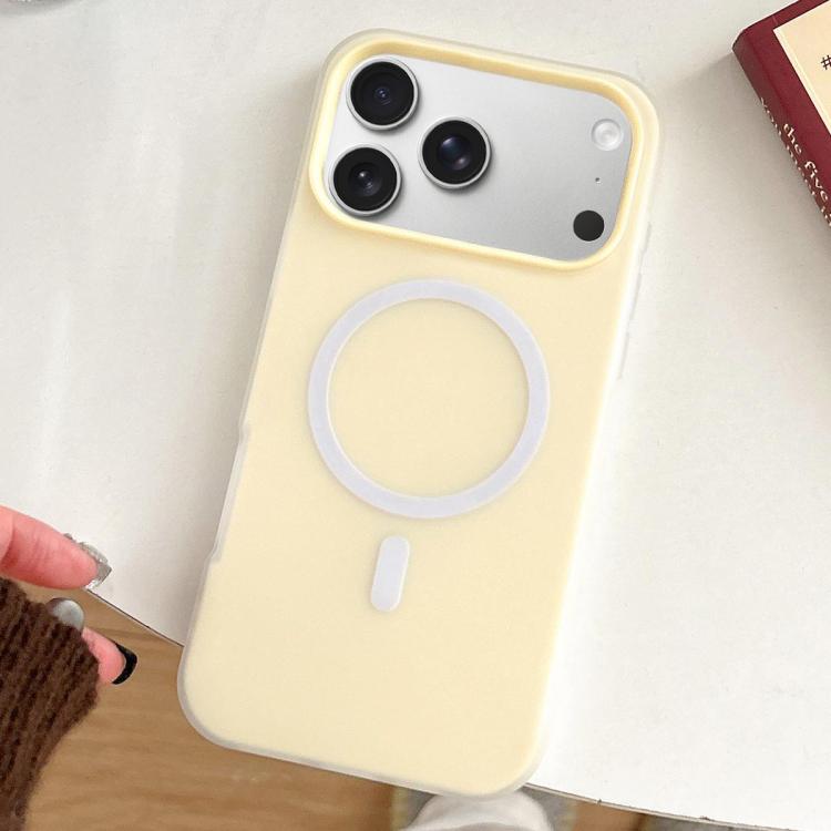 For iPhone 17 Pro Skin Feel MagSafe Magnetic PC Hybrid TPU Phone Case