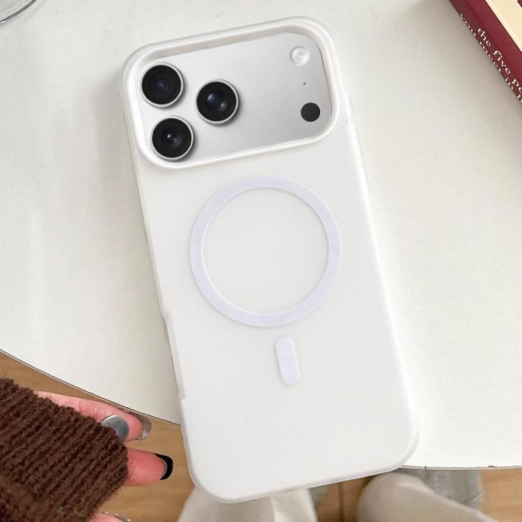 For iPhone 17 Pro Skin Feel MagSafe Magnetic PC Hybrid TPU Phone Case