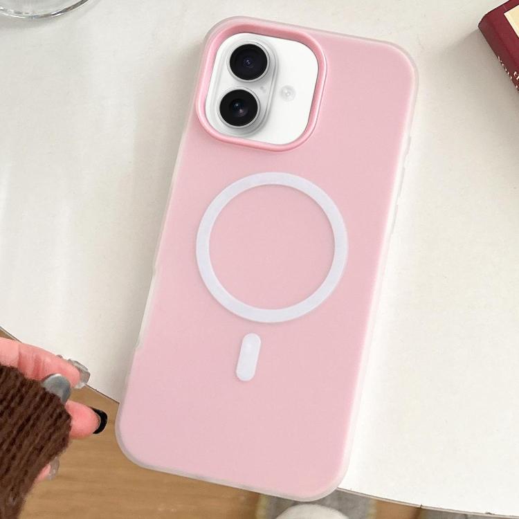 For iPhone 17 Skin Feel MagSafe Magnetic PC Hybrid TPU Phone Case
