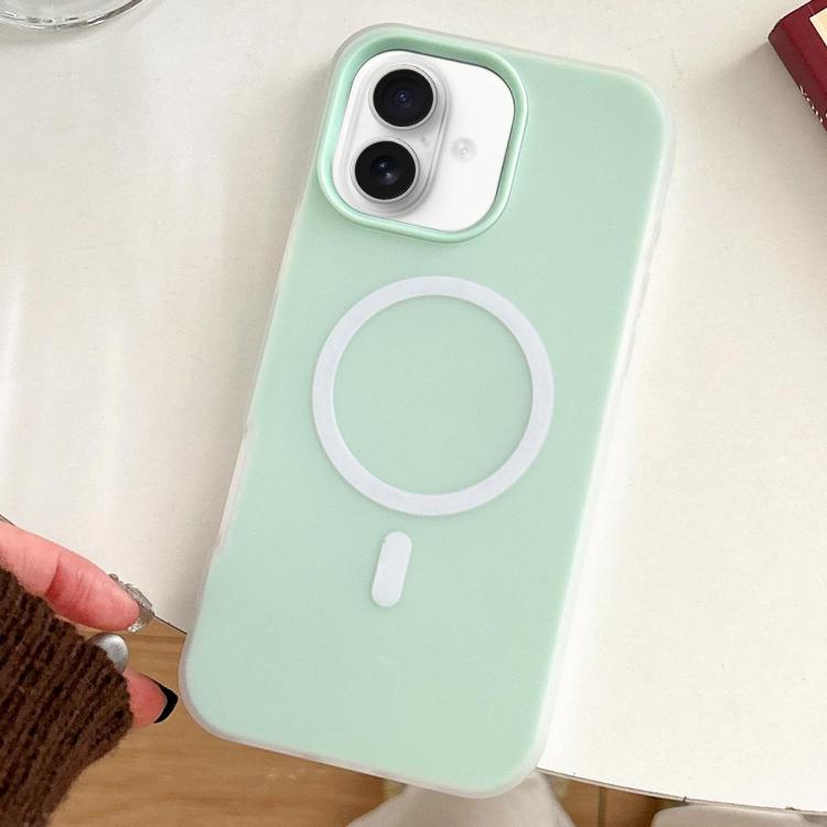 For iPhone 17 Skin Feel MagSafe Magnetic PC Hybrid TPU Phone Case