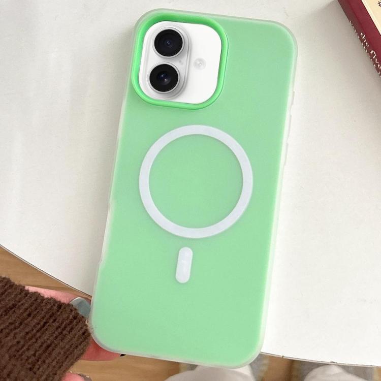 For iPhone 17 Skin Feel MagSafe Magnetic PC Hybrid TPU Phone Case