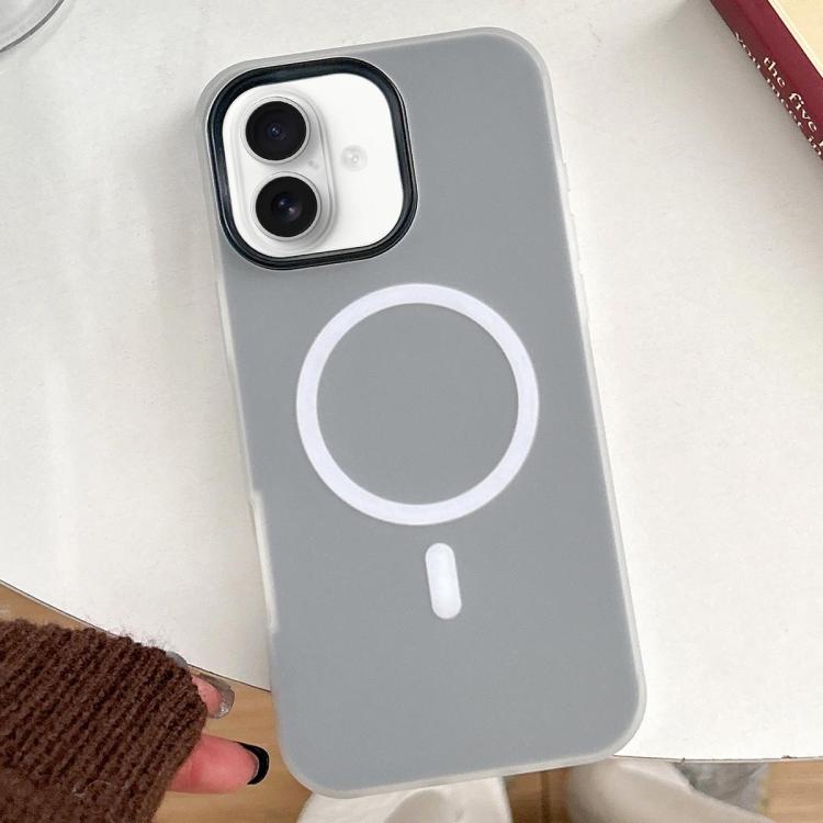 For iPhone 17 Skin Feel MagSafe Magnetic PC Hybrid TPU Phone Case