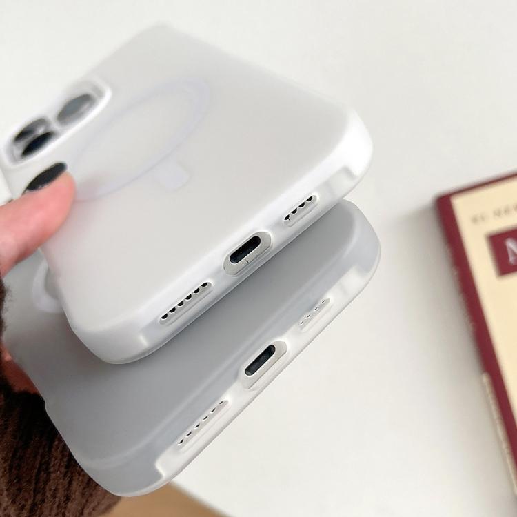 For iPhone 12 Pro Skin Feel MagSafe Magnetic PC Hybrid TPU Phone Case