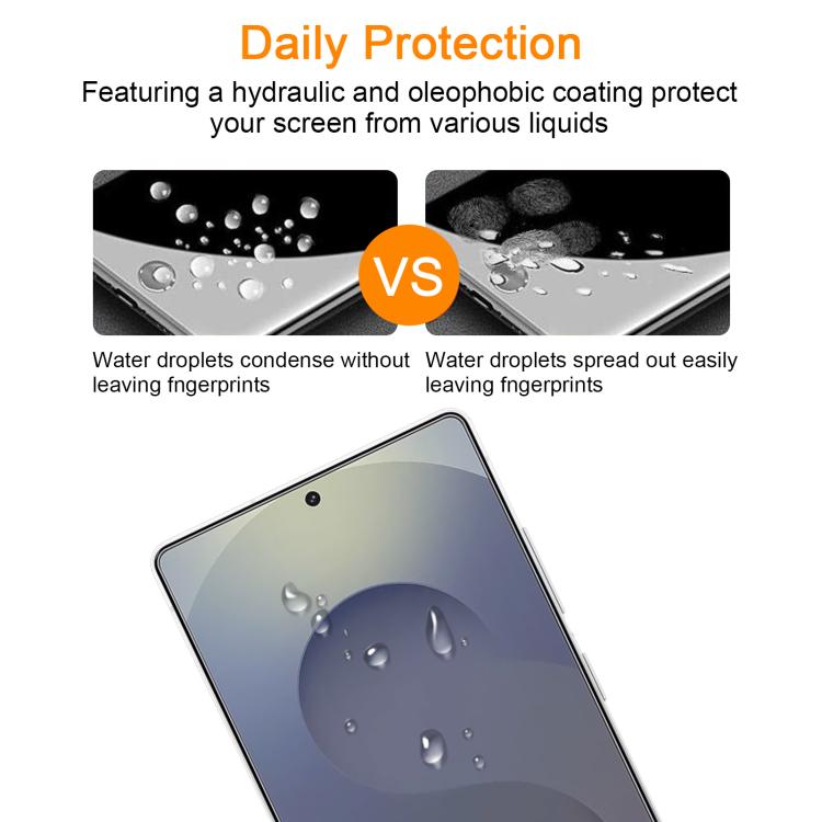 For Samsung Galaxy S25 Ultra 5G 10pcs xDfind 0.18mm 9H 2.5D High Aluminum Tempered Glass Film, Support Fingerprint Unlocking