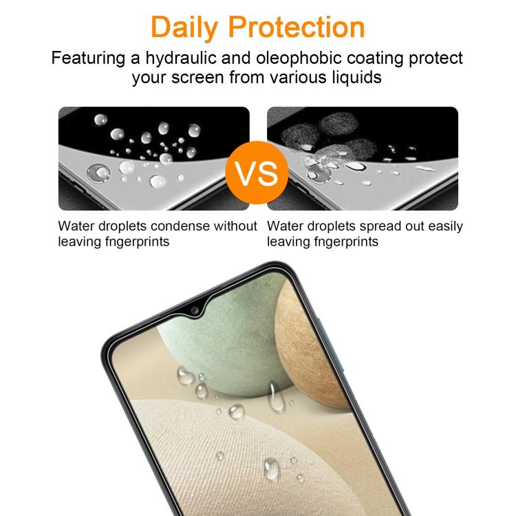 For Samsung Galaxy A13 4G / A13 SM-A137 10pcs xDfind 0.26mm 9H 2.5D Middle Aluminum Tempered Glass Film
