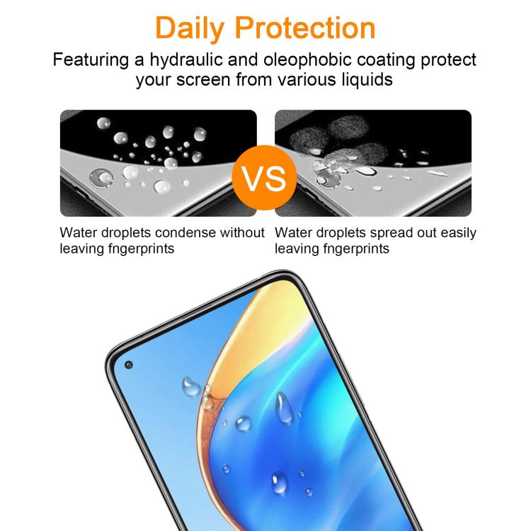 For Xiaomi Mi 10T 5G / 10T Pro 5G 10pcs xDfind 0.26mm 9H 2.5D Middle Aluminum Tempered Glass Film