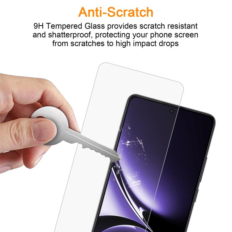 For Redmi Turbo 4 / Note 14S 4G 10pcs xDfind 0.26mm 9H 2.5D Middle Aluminum Tempered Glass Film