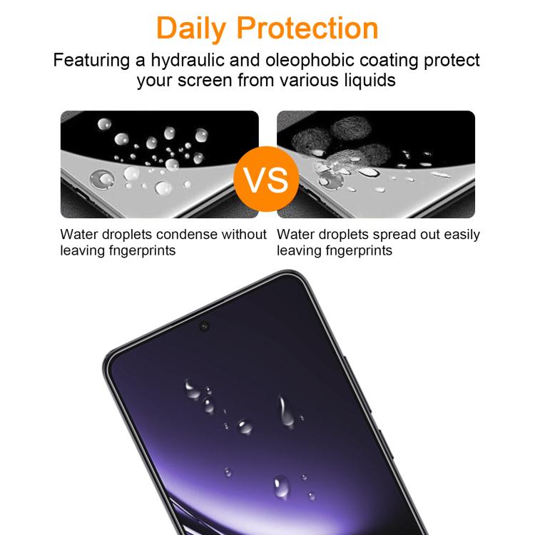 For Redmi Turbo 4 / Note 14S 4G 10pcs xDfind 0.26mm 9H 2.5D Middle Aluminum Tempered Glass Film