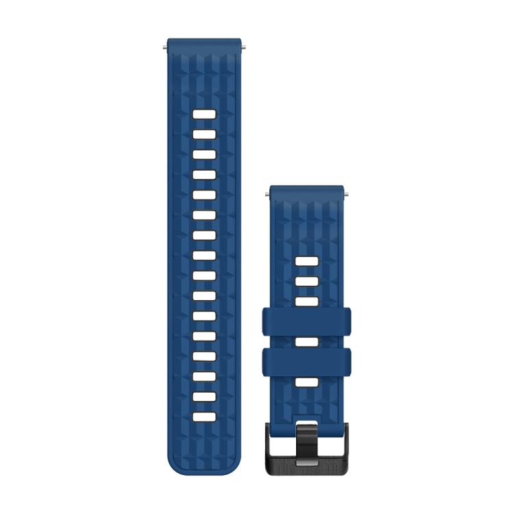 22mm Angular Two Color Silicone Watch Band