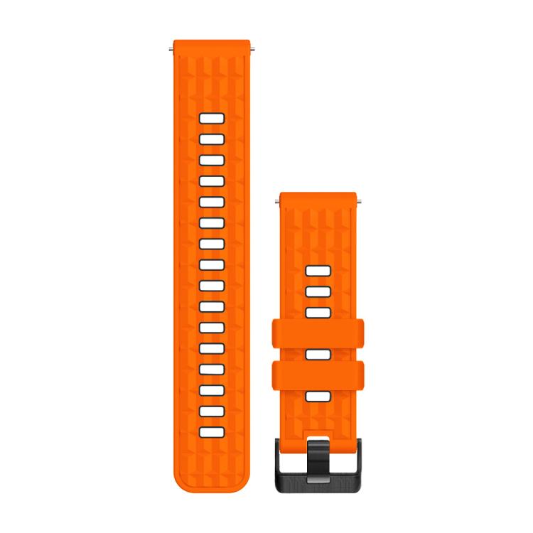 22mm Angular Two Color Silicone Watch Band