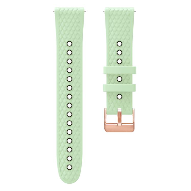 20mm Fish Scale Texture Two Color Silicone Watch Band