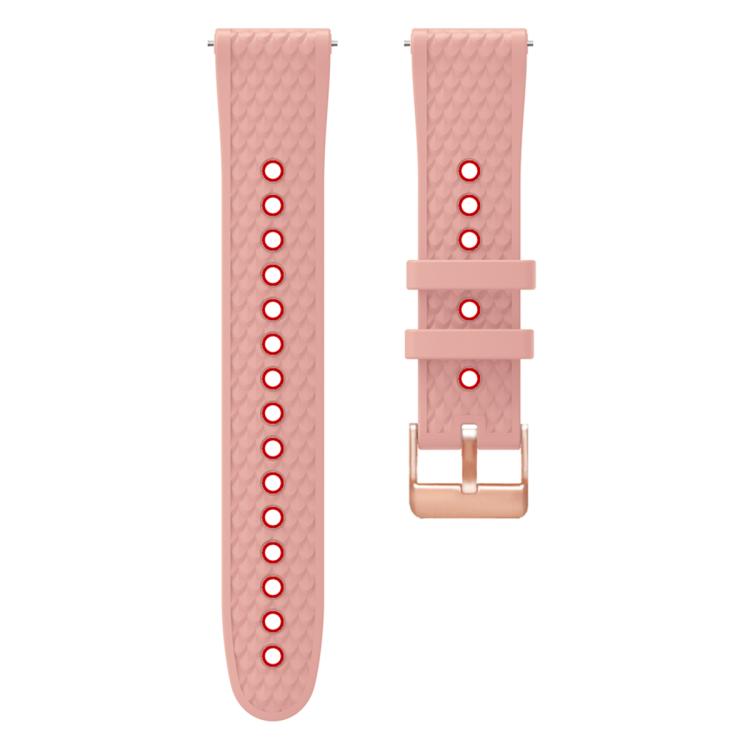 20mm Fish Scale Texture Two Color Silicone Watch Band