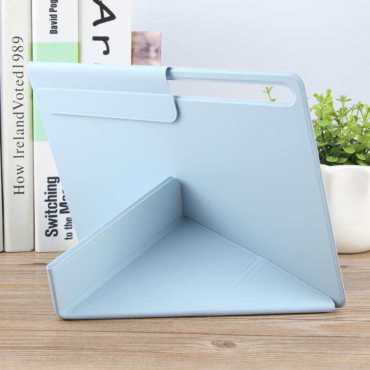 For Samsung Galaxy Tab S10 FE+ Fixed Buckle Magnetic Deformation Leather Tablet Case