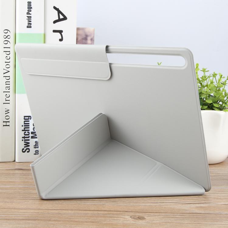 For Samsung Galaxy Tab S10 FE+ Fixed Buckle Magnetic Deformation Leather Tablet Case