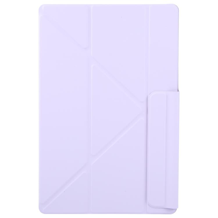 For Samsung Galaxy Tab S10 FE+ Fixed Buckle Magnetic Deformation Leather Tablet Case