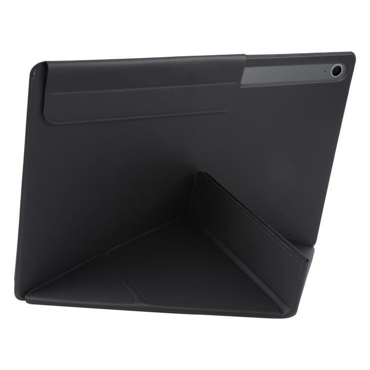 For Samsung Galaxy Tab S11 Fixed Buckle Magnetic Deformation Leather Tablet Case