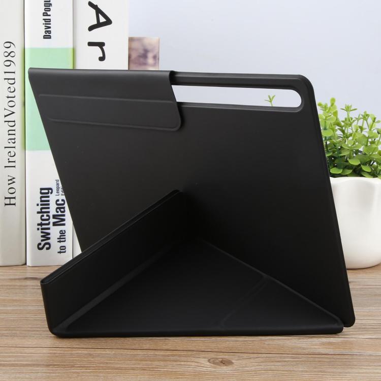 For Samsung Galaxy Tab S11 Fixed Buckle Magnetic Deformation Leather Tablet Case