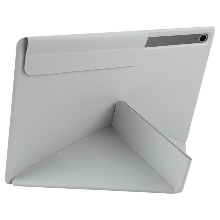 For Samsung Galaxy Tab S11 Fixed Buckle Magnetic Deformation Leather Tablet Case