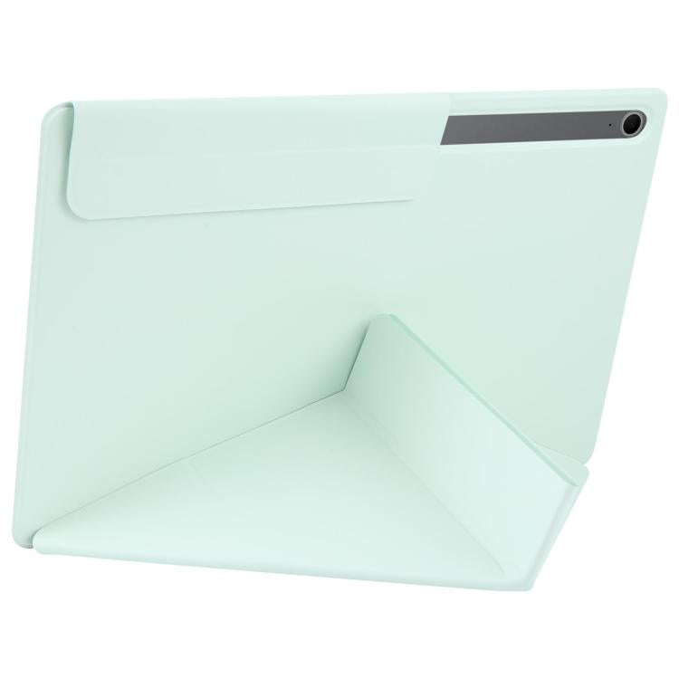For Samsung Galaxy Tab S11 Fixed Buckle Magnetic Deformation Leather Tablet Case