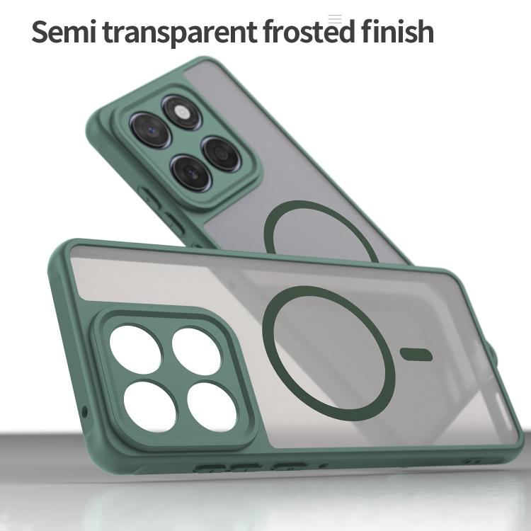 For Motorola Edge 60 Fan Dun Series TPU Hybrid PC Frosted Magsafe Phone Case