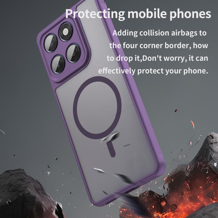 For Motorola Edge 60 Fan Dun Series TPU Hybrid PC Frosted Magsafe Phone Case