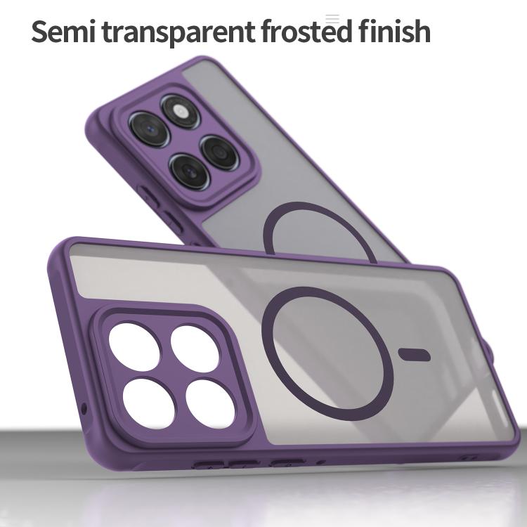 For Motorola Edge 60 Fan Dun Series TPU Hybrid PC Frosted Magsafe Phone Case