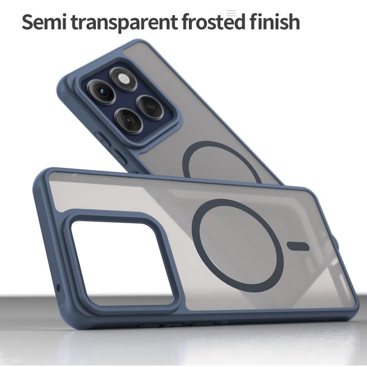 For Motorola Edge 60 Pro Fan Dun Series TPU Hybrid PC Frosted Magsafe Phone Case