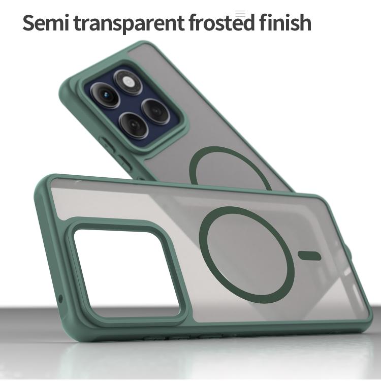 For Motorola Edge 60 Pro Fan Dun Series TPU Hybrid PC Frosted Magsafe Phone Case