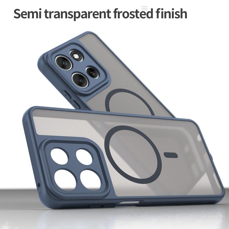 For Motorola Moto G56 5G Fan Dun Series TPU Hybrid PC Frosted Magsafe Phone Case