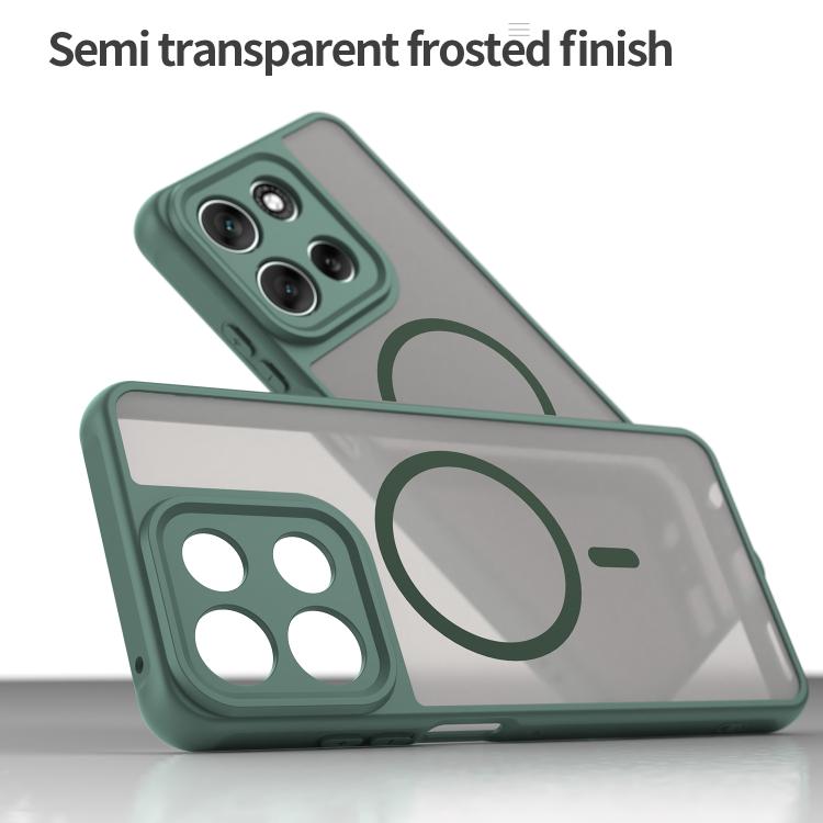 For Motorola Moto G56 5G Fan Dun Series TPU Hybrid PC Frosted Magsafe Phone Case
