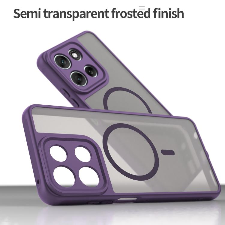 For Motorola Moto G56 5G Fan Dun Series TPU Hybrid PC Frosted Magsafe Phone Case