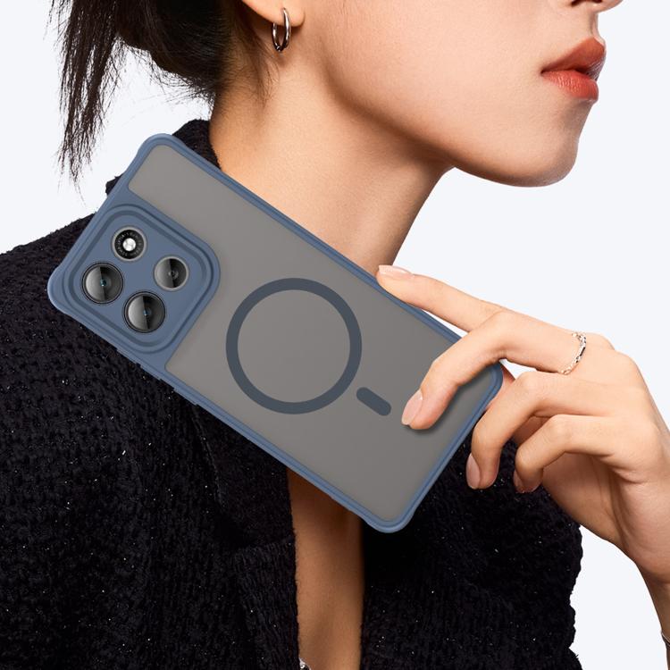 For Motorola Moto G100 Pro 5G Fan Dun Series TPU Hybrid PC Frosted Magsafe Phone Case