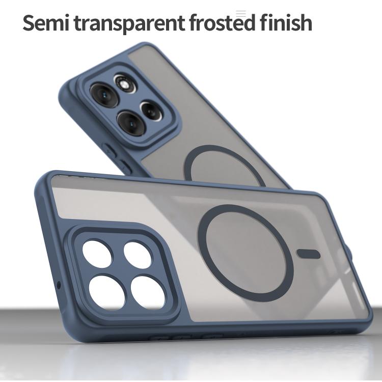 For Motorola Moto G100 Pro 5G Fan Dun Series TPU Hybrid PC Frosted Magsafe Phone Case