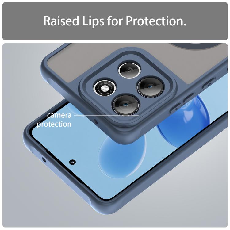 For Motorola Moto G100 Pro 5G Fan Dun Series TPU Hybrid PC Frosted Magsafe Phone Case